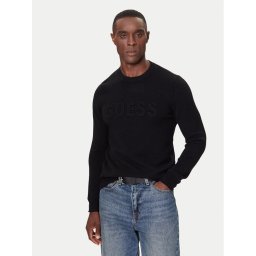 Guess Пуловер M5BR35 Z2ZK2 Черен Regular Fit