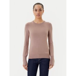Guess Пуловер W2YR30 Z2V62 Кафяв Regular Fit