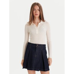 Lacoste Пуловер AF4006 Екрю Slim Fit