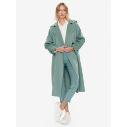 Weekend Max Mara Вълнено палто Cobalto 2350110137 Зелен Regular Fit