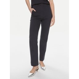 Weekend Max Mara Текстилни панталони Basco 2415781051 Тъмносин Regular Fit