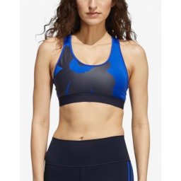 Adidas x Marimekko Believe This Medium-Support Bra Blue