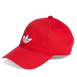 Шапка с козирка adidas adicolor Classic Trefoil JC6026 Червен
