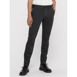 Only & Sons Чино панталони Mark 22010209 Сив Slim Fit