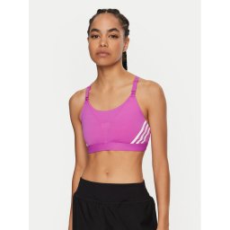 adidas Спортен сутиен Powerimpact Luxe Medium-Support Maternity IZ1871 Розов Slim Fit