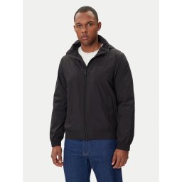 Calvin Klein Преходно яке LV04LC511G Черен Relaxed Fit