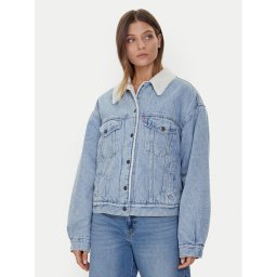 Levi's® Дънково яке Sherpa Trucker 90's A4435-0010 Син Loose Fit
