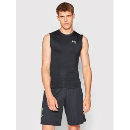 Under Armour Тениска от техническо трико HeatGear® 1361522 Черен Slim Fit