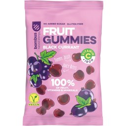 Bombus Fruit Gummies плодови бонбони вкус Black Currant 35 гр.