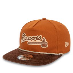 Шапка с козирка New Era Cord Golfer Braves 60435053 Кафяв