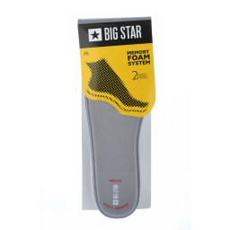 BIG STAR SHOES Стелки за обувки BIG STAR Memory Foam System 2 чифта