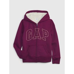 Children's Sherpa Sweatshirt with GAP Logo - Girls