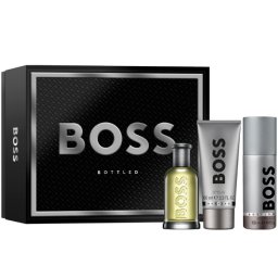 Boss Bottled Комплект (EDT 100ml + Deo Spray 150ml + SG 100ml) за Мъже