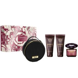 Versace Crystal Noir Комплект (EDP 90ml + BL 100ml + SG 100ml + Bag) за Жени