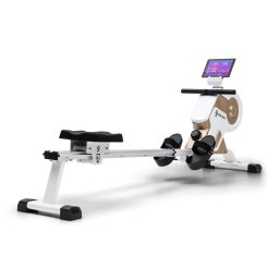 Capital Sports Stream M1, магнитна гребна машина, 105 см, LCD дисплей, 8 нива, алуминий (CSP5-StreamM1champag)