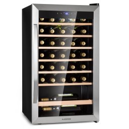 Klarstein Vinamour 32 Uno, охладител за вино, 1 зона, 95 л / 36 бутилки, 4-18 °C, сензорно управление (HEA3-Vinamour-32-uno)