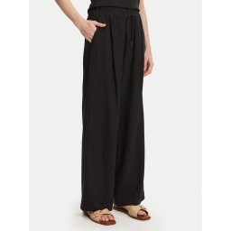 Marella Текстилни панталони Fred 2513131085 Черен Wide Leg
