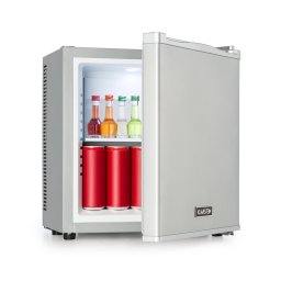 Klarstein Secret Cool, мини хладилник, мини бар, 13l, енергиен клас G, 0d, сребърен (HEA-BCH-17B Silver)