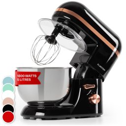 Klarstein Bella Elegance, кухненски робот, 1800 W, 1.7 к.с., 6 степени, 5 литра, черен (TK2-Bella Elegance B)