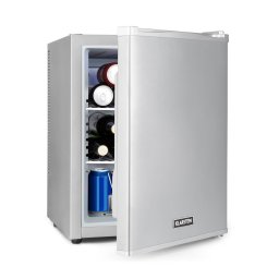 Klarstein Happy Hour 40, мини бар, 40L, 5-15°C, тих, 23dB, LED-светлина, сребрист (HEA-HappyHour-42Slb)