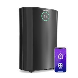Klarstein Изсушител DryFy ProConnect 16L, 16 л/ден, 18 м², WiFi, Приложение, LED индикатор, 24-часов таймер (DXJ9-DF-Pro-16L BLK)
