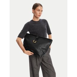 Дамска чанта Coccinelle Bag Smoth L E1 T1F 11 01 01 Черен