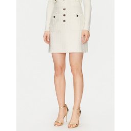 Morgan Мини пола 251-JABI Екрю Slim Fit