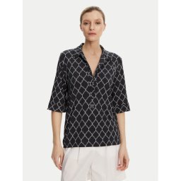 Max Mara Beachwear Блуза Prugna 2516951019 Черен Regular Fit