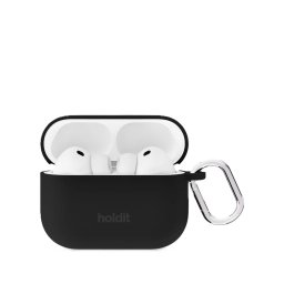 Калъф Holdit Silicone Case за AirPods Pro 3, Черен
