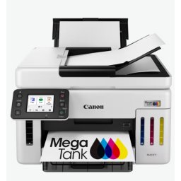 Canon MAXIFY GX6140 – МФУ A4, 24/15.5 ipm, 50-листов ADF, 2.7" сензорен екран, Wi-Fi, LAN, USB