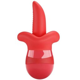 Вагинално - клиторен стимулатор за жени "OBELIA RED" 14 см