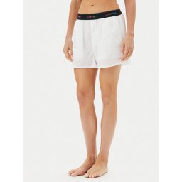 Calvin Klein Underwear Пижамени шорти LV00QS7471 Бял Relaxed Fit