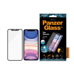 Стъклен протектор PanzerGlass за Apple Iphone XR/11 AntiGlare, CaseFriendly - Черен