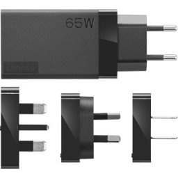 LENOVO 65W USB-C AC Travel Adapter 4 interchangeable plugs US EU AU UK