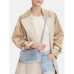 Calvin Klein Дамска чанта Denim Ew Double Zip Camera Bag LV04F3226G Светлосиньо