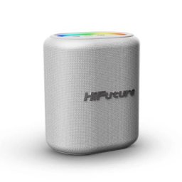Тонколони HiFuture Vocalist100 Silver, 20W Output, Karaoke Enable, Two Wireless Microphone, 4000mAh Battery (Support Power Bank), RGB Lighting, Pair to Play (TWS Mode), Bluetooth 5.3