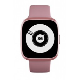 Часовник HiFuture Edge Pink, 1.72" HD Display, Powered by Dual Core, Aerospace-Grade Ultra Light Aluminum Frame, Bluetooth Call, 3D User Interface, 1ATM Waterproof, 24/7 True Heart Rate & Blood Oxygen Sensor, 100+ Sports Mode, Up to 7 days daily use