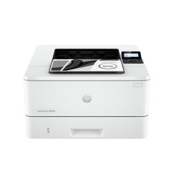 HP LaserJet Pro 4002dn – A4 лазерен принтер, 40 ppm, Auto Duplex, 2-редов LCD, Ethernet, бял/черен