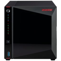 Мрежови диск (NAS) Asustor AS5304T, четири ядрен Intel Celeron J4105 1.5/2.5 GHz, без твърд диск, 4x (2.5"/3.5" SATA3 HDD or SSD), 4GB DDR4, 2x 1x 100/1000/2500 LAN, 3x USB 3.2, HDMI