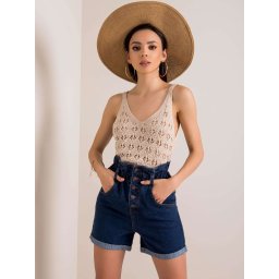 Дамски къси панталони Fashionhunters RUE PARIS