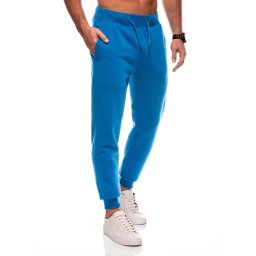 Edoti BASIC men's uniform jogger sweatpants - blue