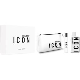 Dsquared2 Icon Pour Femme Комплект (EDP 100ml + EDP 10ml + Purse) за Жени