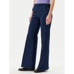 United Colors Of Benetton Дънки 4TUTDF06V Тъмносин Flare Fit
