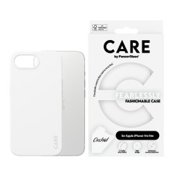 Гръб CARE by PanzerGlass Fashion за iPhone 17e/16e , White Orchid