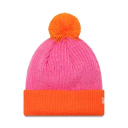 Шапка New Era Block Pom Bean 60565273 Розов