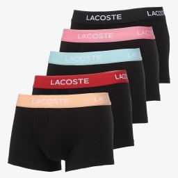 Боксерки LACOSTE 5 Pack Trunk Black/ Ledge-Reseda-Pastille Mint-Lighthouse Red-Black XL