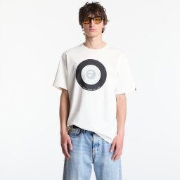 Тениска A BATHING APE Ape Target Tee UNISEX Ivory XL