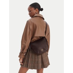 Дамска чанта PINKO Hobo Zip Around Mini Ai 25-26 PLTT 105332 A0QO Бордо