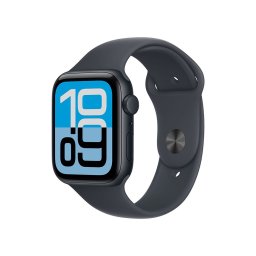 Apple Watch SE 3 GPS 44mm Midnight Aluminium Case with Midnight Sport Band S/M MEHN4MP/A
