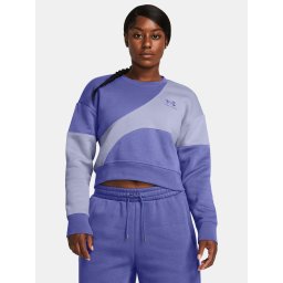 Under Armour Sweatshirt Essential Fleece Crop Crew-PPL - Women